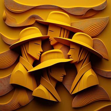 3D model Yellow Hats (STL)